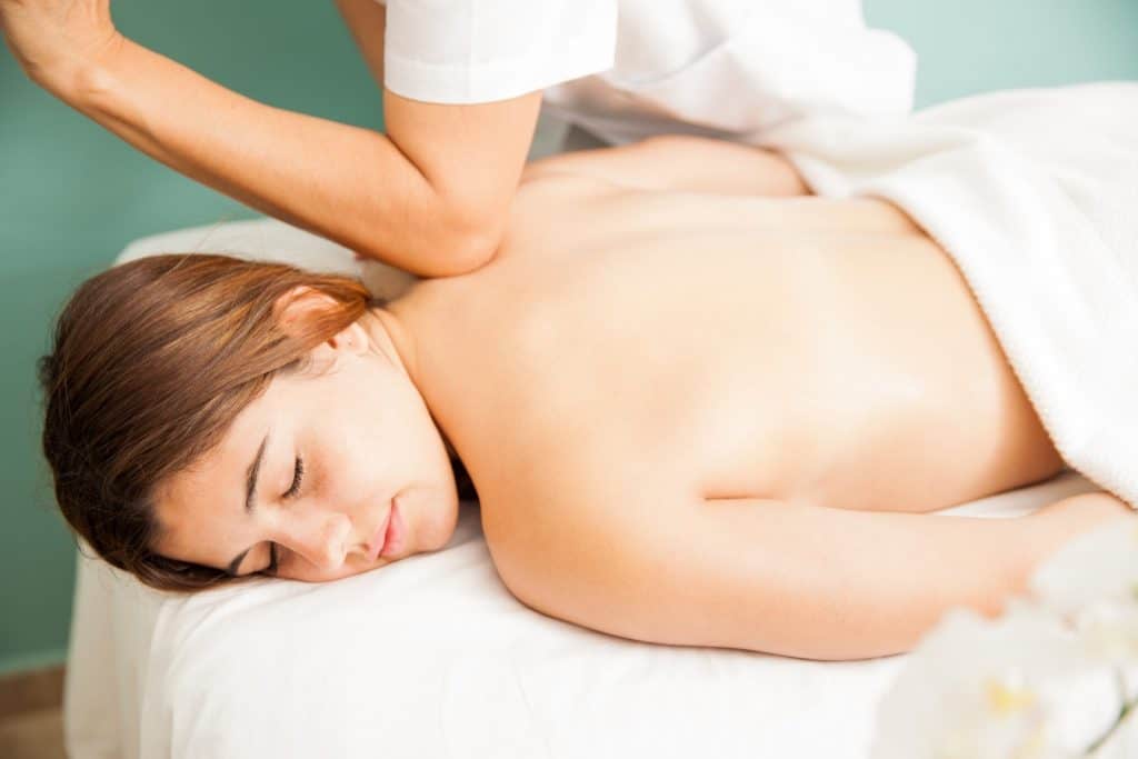 woman deep tissue massage clinic dublin