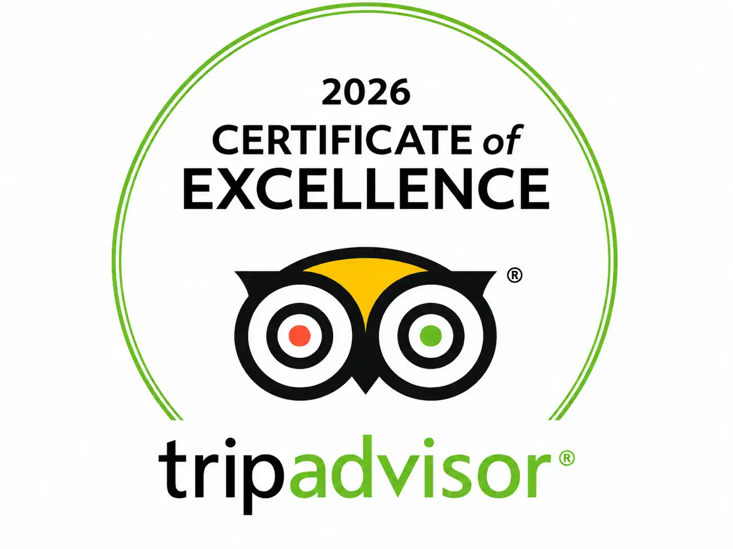 tripadvisor certificate of excellence 2026